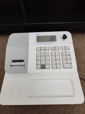 Casio SE G1 Elektronische Registrierkasse + Kassenrolle + Full Set Schlüssel + Handbuch I 650