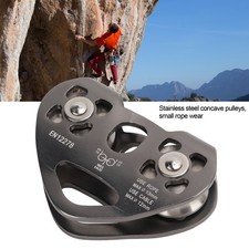 Zipline Pulley Rock Climbing Aluminum With Tandem Speed Double Trolley