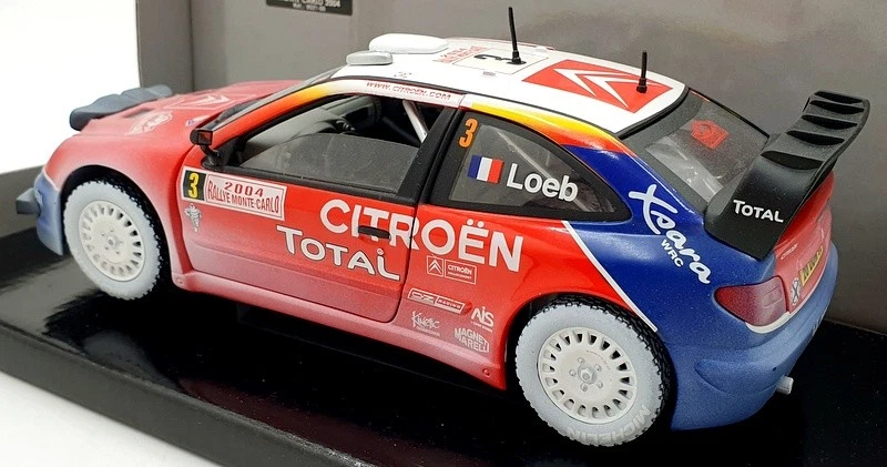 Solido 1/18 Scale Diecast 9021-06 - Citroen Xsara WRC RMC 2004 - S.Loeb #3 - Image 2 of 4