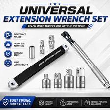 12 Offset Extension Wrench Impact Ratchet Extender For Electric Drill Adapter- 12 Offset Extension Wrench Impact Ratchet Extender For Electric Drill Adapter-