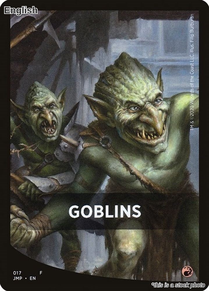 Magic Goblins Theme Card 17 Token Jumpstart NM