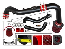 07-10 Scion Tc Coupe 2.4 L4 Matte Black Cold Air Intake Kit Red Filter