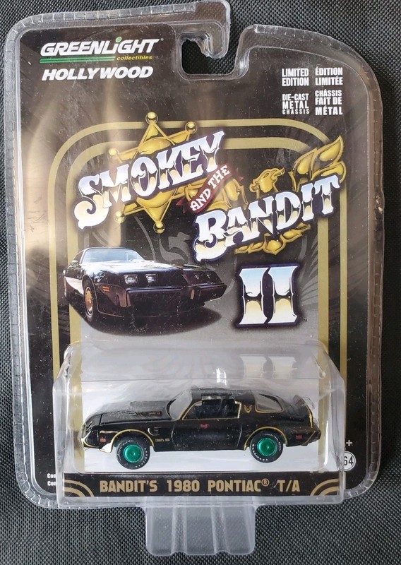Smokey & The Bandit 2, GreenLight Green Machine, Bandit's 1:64 1980 Pontiac 