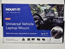 Mount-It Universal Vehicle Laptop Tablet-IPad Mount No Drill Cars Trucks Vans