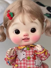 1/6 BJD Doll Big Head Baby DianDian Normal Color Y1 -Free Face Make UP+Free Eyes