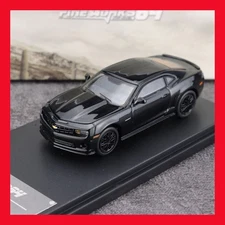 SEP 2025 Fine Works 64 FW 1/64 Chevrolet Camaro Black Diecast Model Car