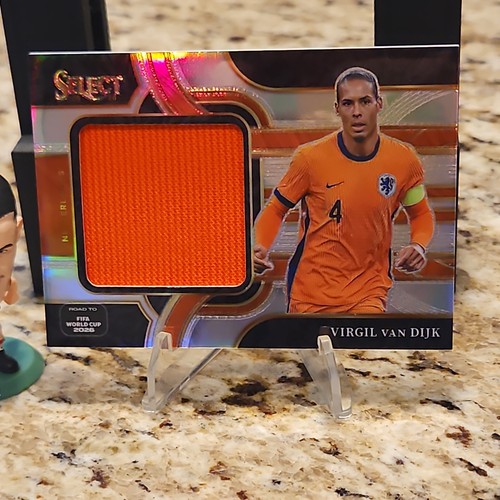 2025-26 Select FIFA World Cup Jumbo Patch Virgil van Dijk Silver Prizm