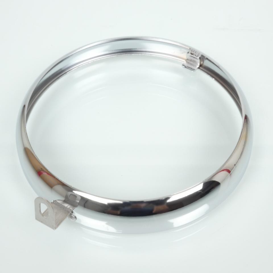 Entourage optique avant Siem GF824 d'époque en acier poli pour Vespa 125