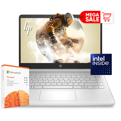 2026 Newest HP Laptop 14'' Quad-Core Intel Processor Up to 16GB RAM 628GB Storage