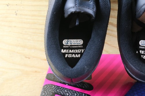 Fila Sneakers Womens 8 Wide Black Leather Memory Viable SR Athletic New - Picture 6 of 7