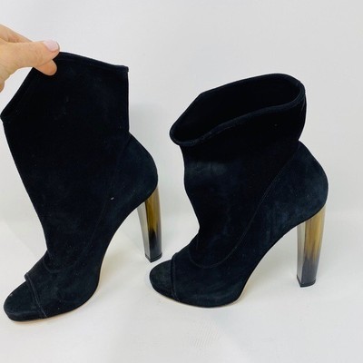 JIMMY CHOO**Black Suede Booties*US 6**$1395