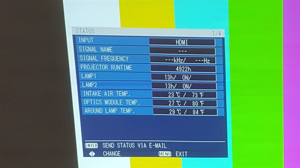 Panasonic PT-DW640UK DW640 DLP WXGA 6000 Lumens Dual-Lamp HDMI Projector 13h/13h - Image 4 of 4
