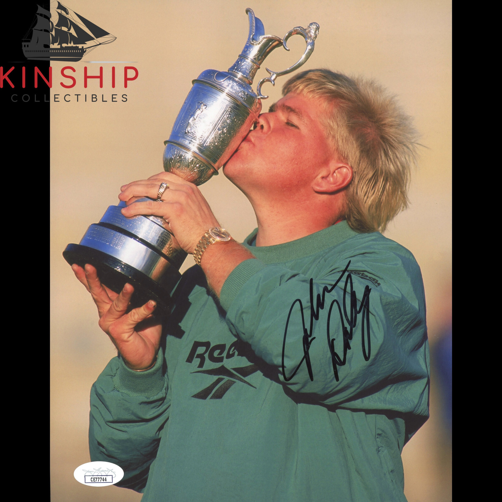 John Daly Autographed Signed 8x10 Photo JSA COA British Open PGA Championship Golf B1986 
