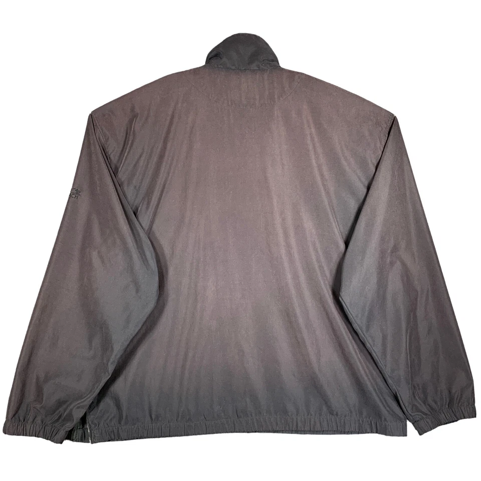 Pullover vintage Pebble Beach Golf 1/4 cremallera para hombre L Golf es bueno rompevientos negro Foto 2 de 4