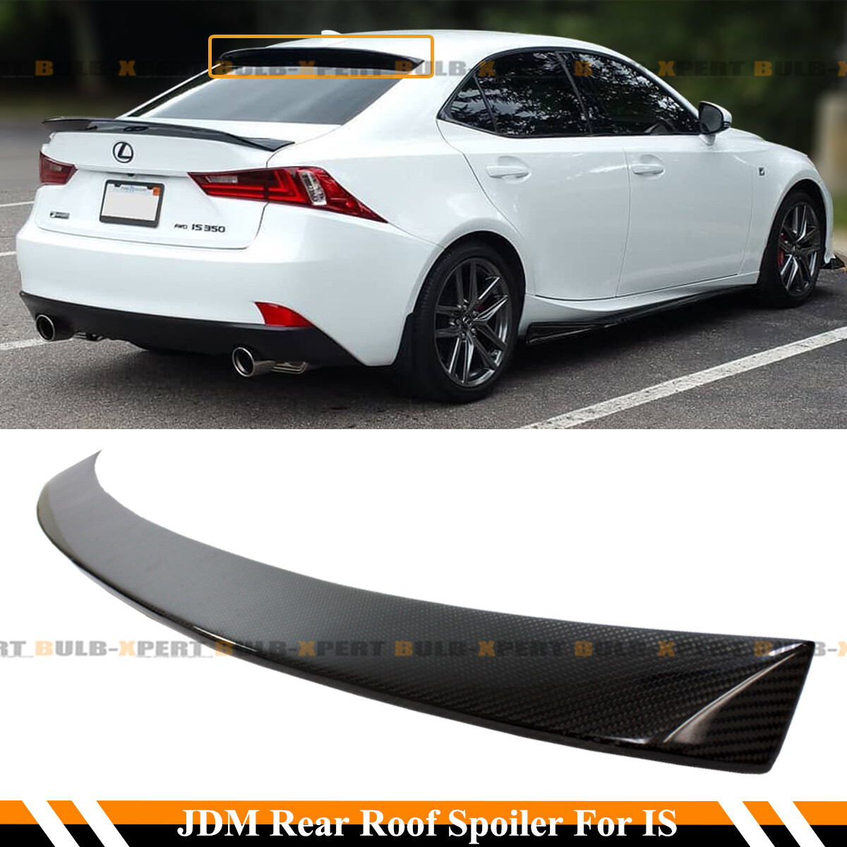 FOR 2014-2020 LEXUS IS250 IS350 IS200t VIP CARBON FIBER REAR