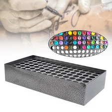 Tattoo Ink Cup Caps Display Holder Bottle Rack Organizer Body Art Accessory Rack