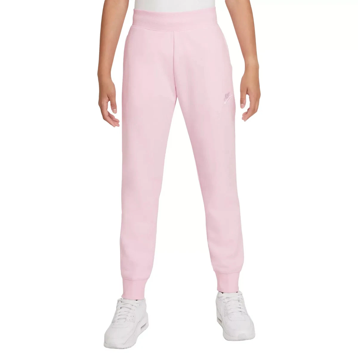 Nike Youth Girls Sportswear Club Fleece Jogger Pants in FoamPink