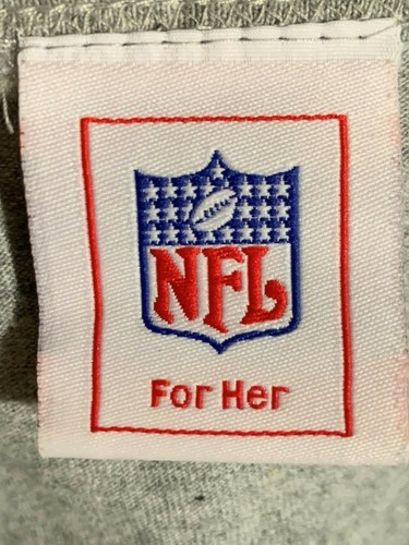 Chicago Bears NFL short sleeve women's Large gray with logo on front NFL brand - Picture 3 of 5