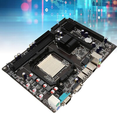 A780+ Desktop Motherboard, LGA940 for AMD AM2 AM2+ AM3 FX Series Computer ATX Mo