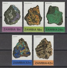 ZAMBIA 1982 SG 360/364 MNH