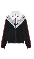 Victoria's Secret Pink Womens Full Zip Windbreaker Track Jacket Sequins~size M/l