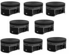 Enginetech GM CHEVY 6.0 LQ9 LS2 HYPEREUTECTIC FLAT TOP PISTONS 02-08 .030