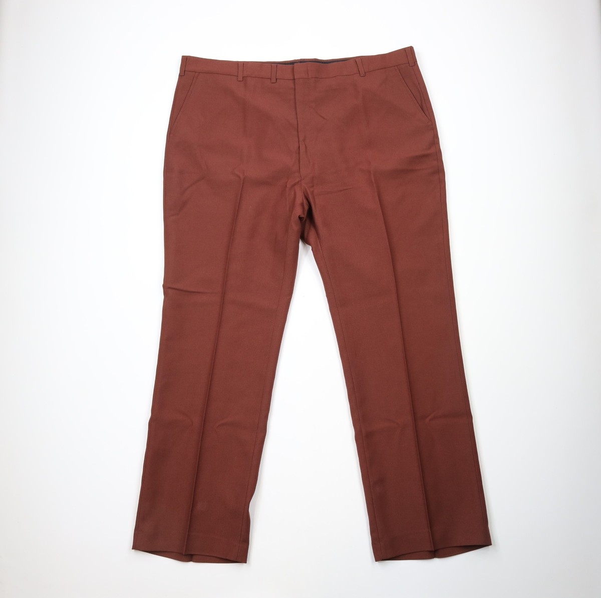 Vintage 70s Streetwear Mens 44x32 Wool Blend Wide Leg Bell
