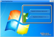 Virtual Magnifying glass software for Windows computers.