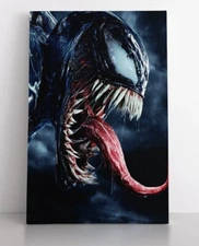 Spiderman Venom Framed Canvas Wall Art Print Marvel Bedroom Decor Movie Villain