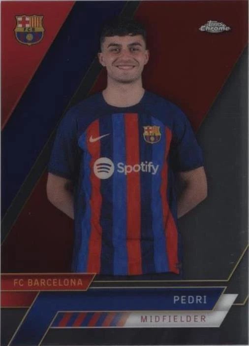 2022-23 Topps Chrome FC Barcelona Pedri #15 for sale | eBay