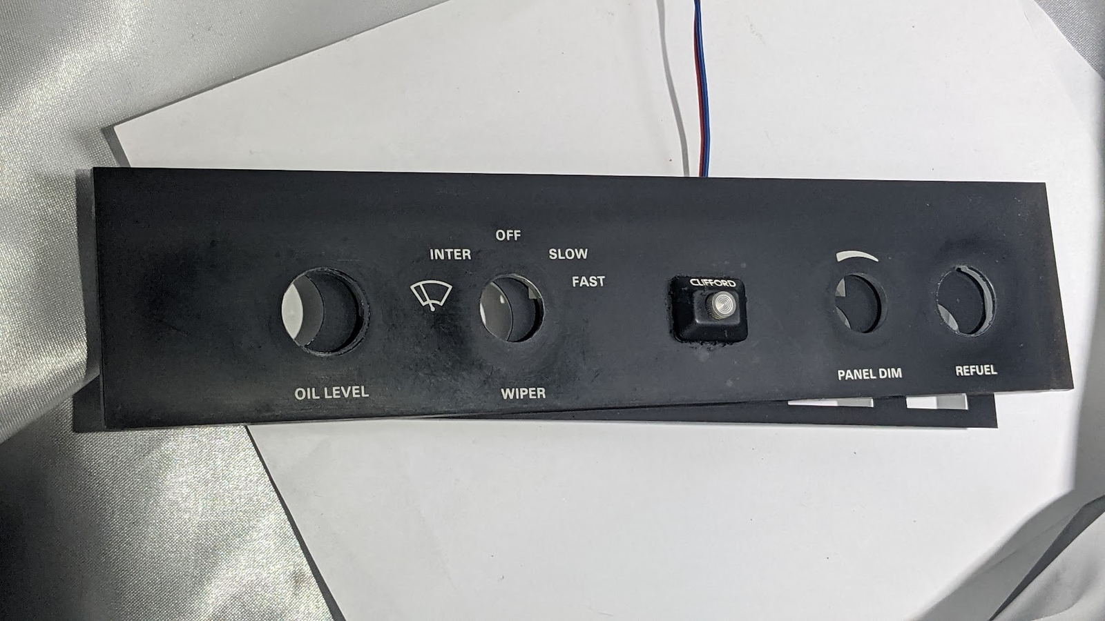 Rolls Royce Silver Spur Spirit WIPER PANEL DIM REFUEL facia FACE PLATE