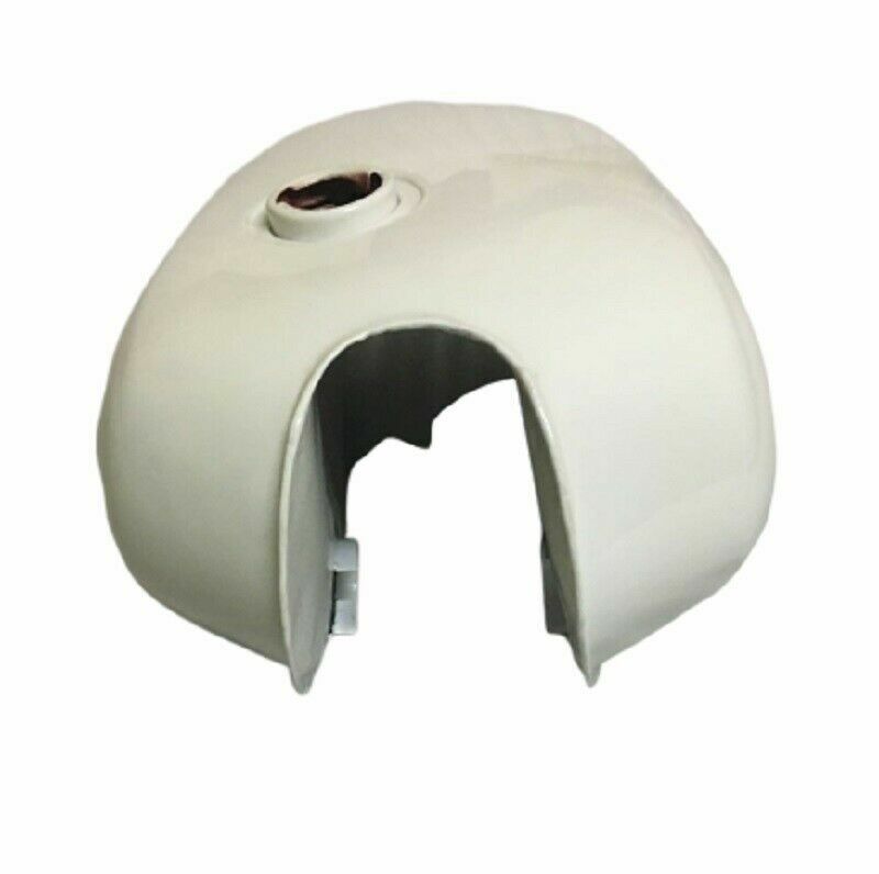 YAMAHA RD350LC WHITE PAINTED ALLOY GAS FUEL PETROL TANK & CAP 198081