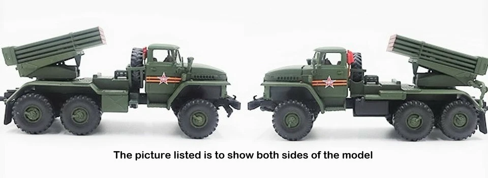 Lanzacohetes móvil PMA P0341 Precision Model Art 1:72 BM-21 Grad Rusia 2015 Foto 4 de 4