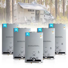 8-18L Instant Gas Hot Water Heater Tankless Propane Gas Boiler LPG Water Heater