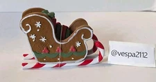 Target Bullseye Playground Gingerbread Sled Christmas Village Mini Figure 