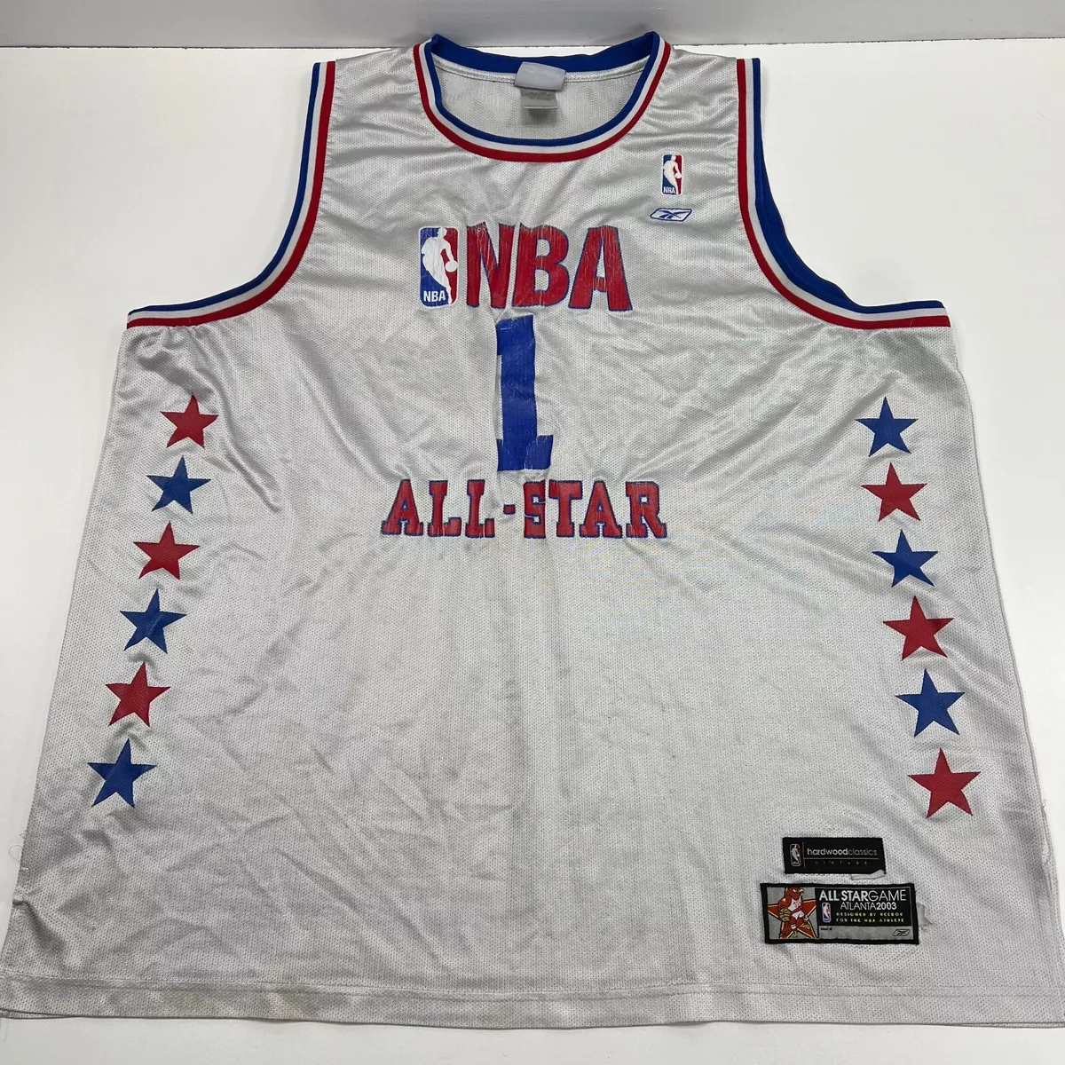 Reebok 2003 NBA All Star Game Tracy McGrady Jersey Hardwood Classics Size 56