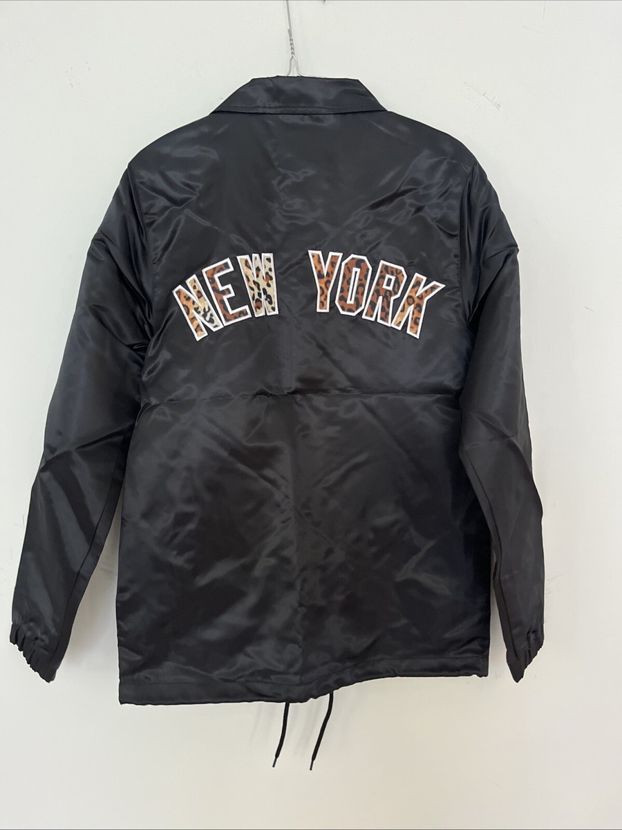 【naoogawa123】STARTER NEW YORK YANKEES Starter Black Label New York Yankees Cheetah Coaches Jacket