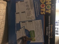 Hot Dots Grades 1-3 Learn to Solve Word Problems Card Set