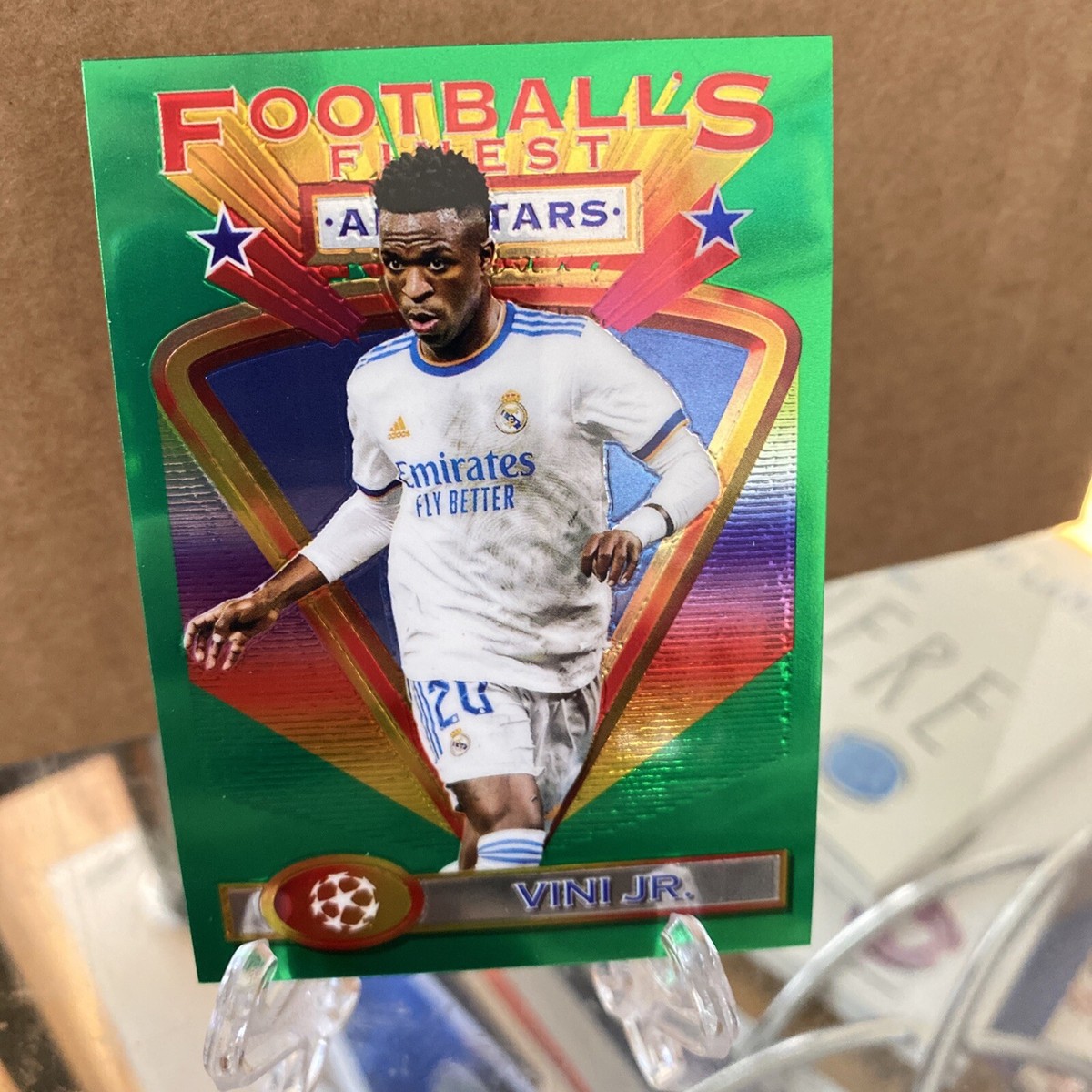 2021-22 Topps Finest Flashbacks UEFA Football All Stars Vini 2021-22 Topps Finest Flashbacks UEFA Football All Stars Vini