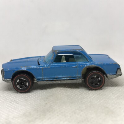 Hot Wheels Redline Mercedes-Benz 280SL 1969 Light Blue Enamel Hong