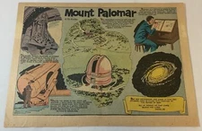 1960 centerfold cartoon ~ MOUNT PALOMAR ~ astronomy