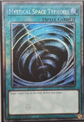 Yu-Gi-Oh! Mystical Space Typhoon - RA02-EN048 - Platinum Secret