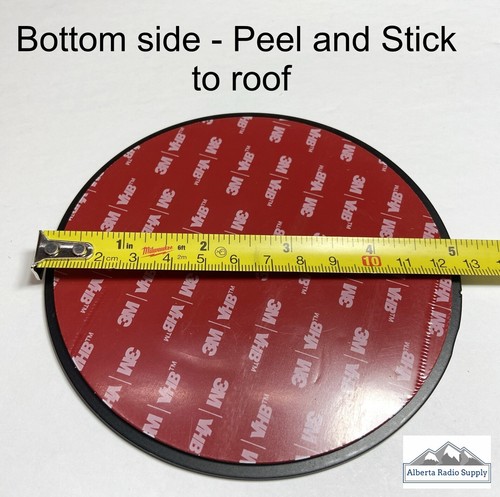 Steel Antenna Mounting Plate for Aluminum Roofs - 2 sizes FORD F150 - Afbeelding 4 van 12
