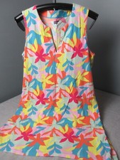 Lands' End Women's Swim Suit Cover Up - Multi-Color Floral - Size L - 10 e5 sb