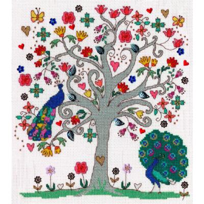 Bothy Threads Kreuzstich-Set ''Liebe Sommer'', 23x26cm, XKA11, Zählmuster