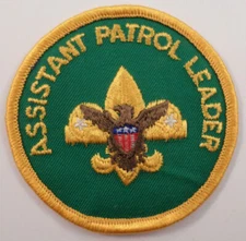 Bsa Boy Scout Uniform Patch Assistant Patrol Leader
