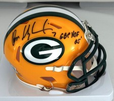 Packers DON MAJKOWSKI #7 Signed Speed Mini Helmet AUTO w/ 