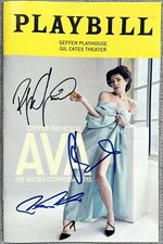 Elizabeth McGovern Signed IP AVA Playbill with Aaron Costa Ganis Ryan W Garcia