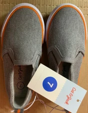 🐈‍⬛ CAT & JACK toddlers boy's taylor apparel sneakers, gray size 7🆕AS SHOWN‼️