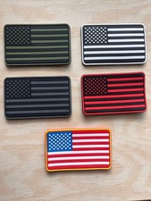 American Flag Variants Tactical Patch Hook and Loop Match your Kit Flags